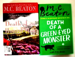 Vintage Hartschale 2 m.C. Beaton Hamish Macbeth Mysteries Nr. 33 & 34 - Bild 1 von 3