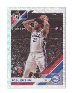 2019/20 Optic JOEL EMBIID Silver Wave Holo Prizm Fanatics Set 76ers - Bild 1 von 1