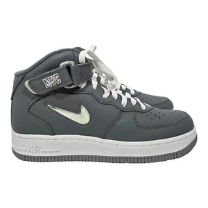 Nike Air Force 1 MID QS Jewel NYC Cool Grey WOMENS 6.5us / Mens 5us DH5622 001 - Picture 1 of 12
