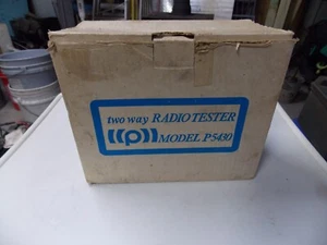 Vintage Pace Model P5430 Two Way Radio Tester in original box w/ instruct. book - Zdjęcie 1 z 11