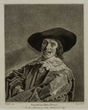NECK (*1580) by BAILLIE (*1723), portrait of Frans neck (?), 1765, half 