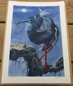 Stampa artistica firmata "For Brooke" 2019 Landland Jessica Seamans Dan Black Huron - Foto 1 di 5