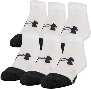 Under Armour 260318 Youth Performance Tech Low Cut Socks 6 Pack Size 13.5-4 - Picture 1 of 4