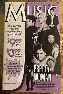 1990 COLUMBIA RECORD TAPE CLUB MAGAZINE Pretty Woman Soundtrack MUSIC Joel NKTB - Picture 1 of 19