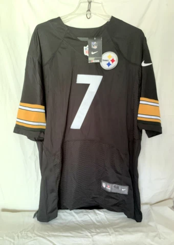 BEN ROETHLISBERGER #7 PITTSBURGH STEELERS  NIKE NFL JERSEY Men 48 Cover