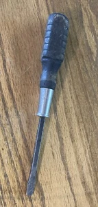 Vintage Mac Tools 1/4"× 3 5/8" 9” OAL Flat Tip Screwdriver Wooden Handle - Picture 1 of 8