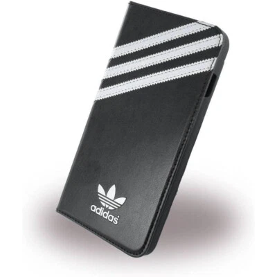 Funda Adidas para Apple Iphone 6 plus/6s plus Booklet Negra/blanca.  - Imagen 1 de 4