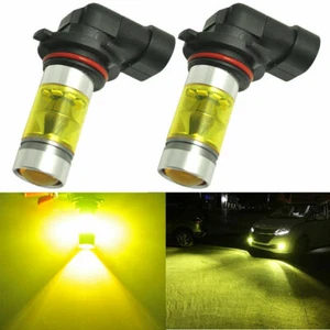 2PCS 9006 HB4 100W 2323 LED 4300K YELLOW Projector Fog Driving Light Bulbs Kit - Picture 1 of 6