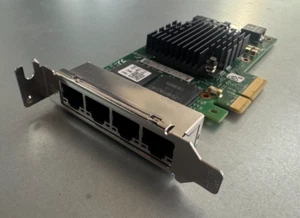 Dell / Intel i350-T4 Quad Port 1Gb Network Adapter T34F4 - Photo 1/2