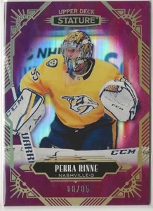 2020 2020-21 Upper Deck Stature Red #72 Pekka Rinne 08/85 Nashville Predators - Picture 1 of 2
