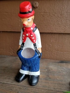 Vintage Sad Face HOBO/Clown/Kaktus Pflanzgefäß - 70er Jahre - ORIGINAL - selten - Bild 1 von 12