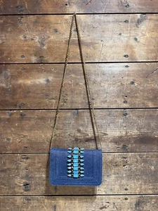 Cartera Denim Emanuela Caruso Joyas Artísticas Hecha en Italia - Imagen 1 de 16