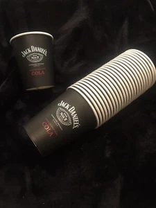 25 x Sammlerstücke Jack Daniels & Cola Pappbecher Kneipe Bar Männerhöhle, Party - Bild 1 von 7