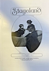 1910 Vintage Illustration Actors Mack Short and Mary Mannering - Picture 1 of 1