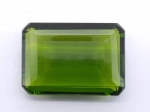 78.35 Ct Lab-Created EGL Certified Green Color Topaz Emerald Cut Loose Gemstone - Picture 1 of 6