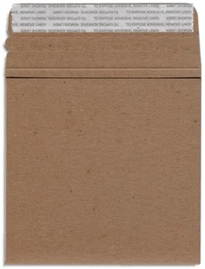 25-Pak Cartone CD/DVD Riciclato MAILER con Cerniera di Prodotti Guidati - Foto 1 di 2