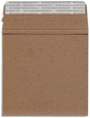 600-Pak Recycled CD/DVD Paperboard MAILER with Zipper by Guided Products
