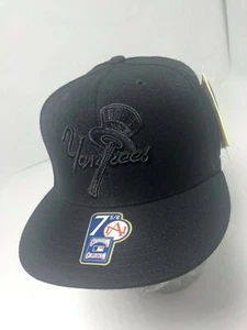 American Needle Black 59FIFTY NY Yankees - Picture 1 of 2