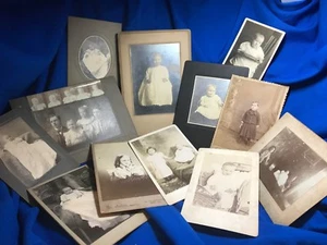 Antique Photos LOT of 12 ~ Babies, Babies and Babies ~ Adorable Children - Picture 1 of 5