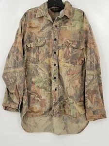 Liberty Mens Camo With Long Sleeve Button Down Collared Pocket Shirt - Picture 1 of 5