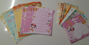 NEW TOKYO DISNEYLAND DISNEY STATIONARY SET PAPERS AND MATCHING ENVELOPES - Picture 1 of 16