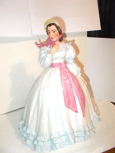 VTG POCELAIN 1988 Franklin Mint Gone With The Wind Melanie Wilkes 11" Figurine - Picture 1 of 11
