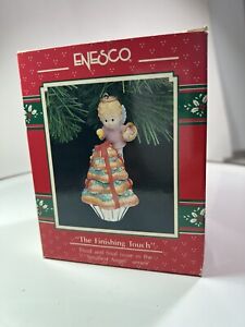Enesco Christmas Ornament THE FINISHING TOUCH  3rd & Final Smallest Angel Series