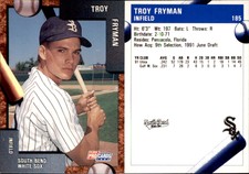 Troy Fryman 1992 Fleer ProCards #185 Card *AutographDen*