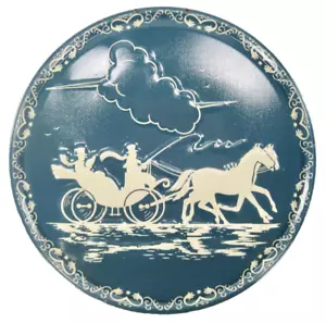 Shirley Jean Fruit Cake Round Tin Vintage Capitol Cake Co Baltimore Carriage (O) - Picture 1 of 9