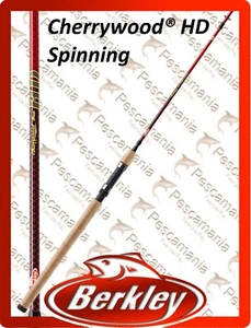 Canna spinning Berkley CHERRYWOOD HD bass trota luccio 6'-7'-8'-9' - Foto 1 di 7