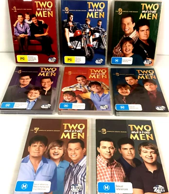 Two and a Half Men: Season 1-8 (DVD, 30 Discs) NEW - Image 1 of 2