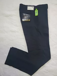 Haggar H26 Men's Black Straight Fit Premium Stretch Dress Pants - Picture 1 of 4