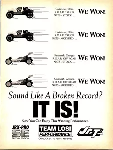 Anuncio impreso Team Losi JRX-PRO LX-T arte de pared decoración disco roto efímero - Imagen 1 de 1