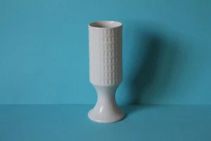 Hutschenreuther Kunstabteilung traumhafte Vase Tischvase Blumenvase Weiss 022214 - Bild 1 von 2