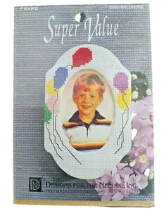 Designs for the Needle Kreuzstich Set Rahmen 2035 Luftballons Super Preis Neu aus altem Lagerbestand - Bild 1 von 3