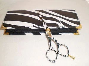 TIJERA PROFESIONAL PARA PELUQUERO, CIZALLA HERA, BORDE CONVEXO, BORDE DE AFEITAR ZABRA - Imagen 1 de 6