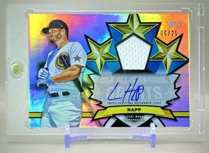 Ian Happ 2025 Topps #MAGAR-IH All-Star Game Greats Relic Auto #/25 SSP - Cubs - Picture 1 of 3