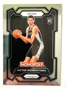 2023-24 Panini Prizm Monopoly Victor Wembanyama RC #81 ¡Base Spurs Rookie! - Imagen 1 de 3