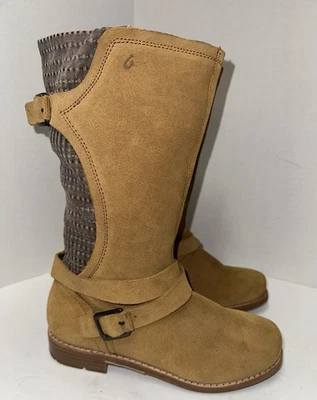 $225 OluKai Pa'ia Textile Suede Boots US 5 EU 35 Lt Henna Ulana Paia - Image 1 of 4