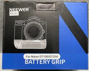 Neewer Vertical Battery Grip Replacement for MB-D15 for Nikon D7100 D7200 - Picture 1 of 6