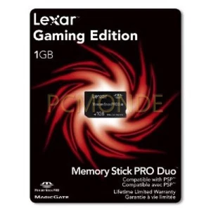 Lexar Memory Stick Pro Duo 1GB 40x Speed for PSP/Gaming (MSDP1GB-40-481) - Picture 1 of 1