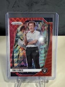 2024 Panini Prizm Tom Flores 087/149 Raiders Red Wave  - Bild 1 von 2