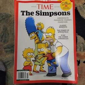 The Simpsons: Time Magazine 2025 ~ America's Favorite Family ~ Springfield V1 - Picture 1 of 7