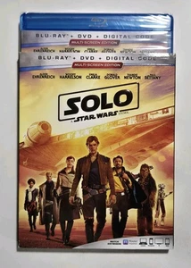 Solo: A Star Wars Story BLU-RAY + DVD (2018) w/Slipcover -- NEW - Picture 1 of 5