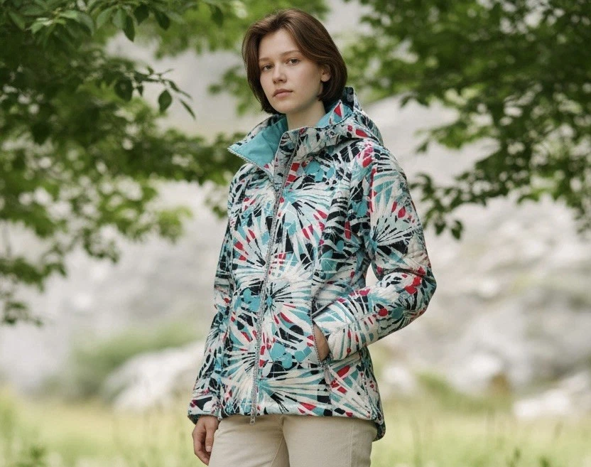 Chaqueta Spyder Niñas 14 Con Capucha Cremallera Completa Aislada Esquí Nieve Invierno Abrigo Foto 1 de 4