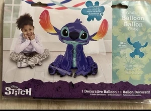 Disney Stitch Large Balloon / 34 inch Stitch Airwalkers Foil Mylar Balloon - Picture 1 of 3