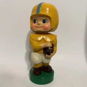 "Banco de monedas de 9"" de plástico Bobblehead Nodder jugador de fútbol americano UCLA de colección años 60" - Imagen 1 de 10