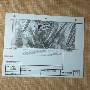 Star wars storyboards Empire Strikes Back movie props Millennium Falcon Ship - Picture 1 of 15