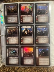 Lord of the Rings TCG Ents of Fangorn Foil & Basic Complete Set NM 128/128 - Picture 1 of 24