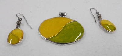 Kenneth Cole Pendant & Pierced Earrings (NO CHAIN) - Image 1 of 2